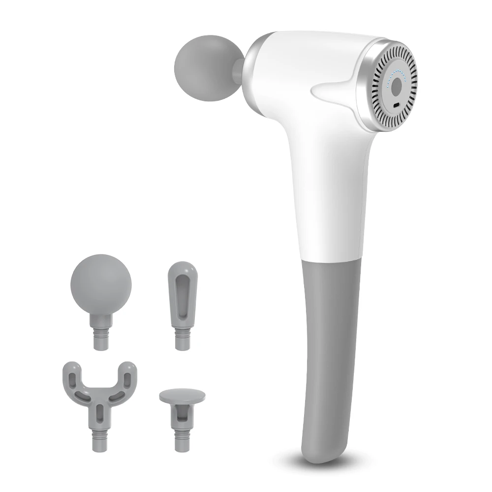 PL-629 Ekang Factory Wholesale Long Handle Type-C Charger Electric Handheld Deep Tissue Percussion Muscle Vibration Massage Gun