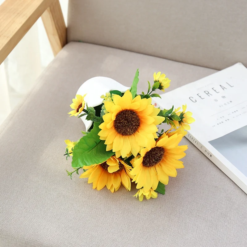 Home Decor Chrysanthemum Stem Bouquet Daisy Flower Stem Artificial Daisy