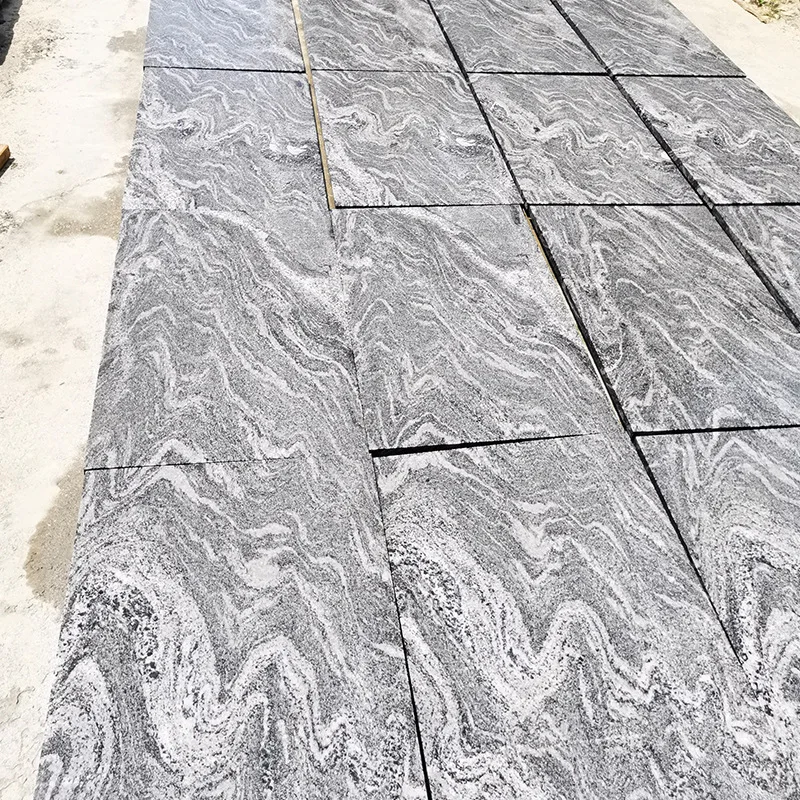Chinese Beautiful White Grey Granite Juparana Granite Slab Fancy Pattern Chinese Natural Construction Material