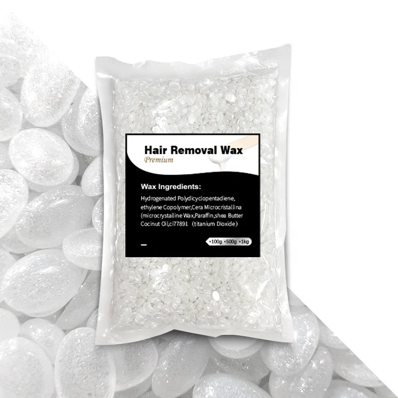 100g Hot Sale Rosin-Free Wax Beans Hair removal Hard Wax Depilatory Wax Beads for salon