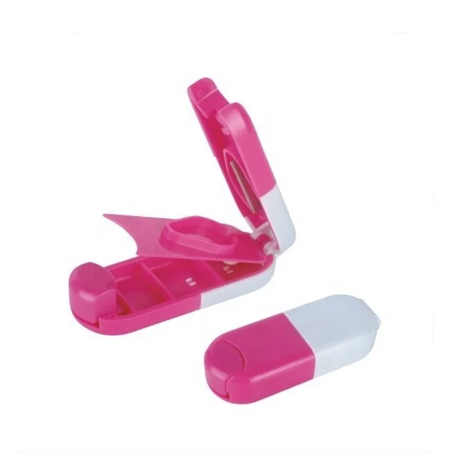Plastic Medical Pill Dispenser Pill Splitter Tablet Cutter