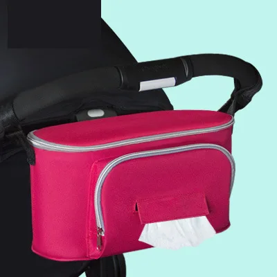 Diaper Bag with Shoulder Strap Baby Stroller Organizer  Bottle Holder and Storage Pocket
