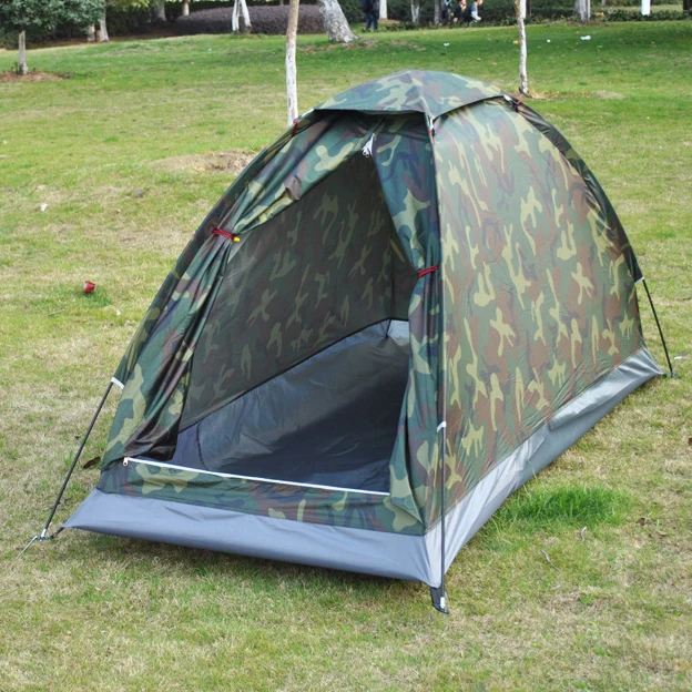 Wholesale Ultralight Anti-mosquito Single 1 Person Camping Camouflage Tent Hunting