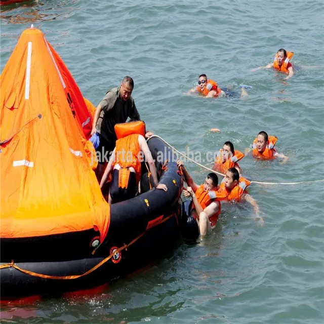 SOLAS approved 12 persons Self Inflatable Life Raft