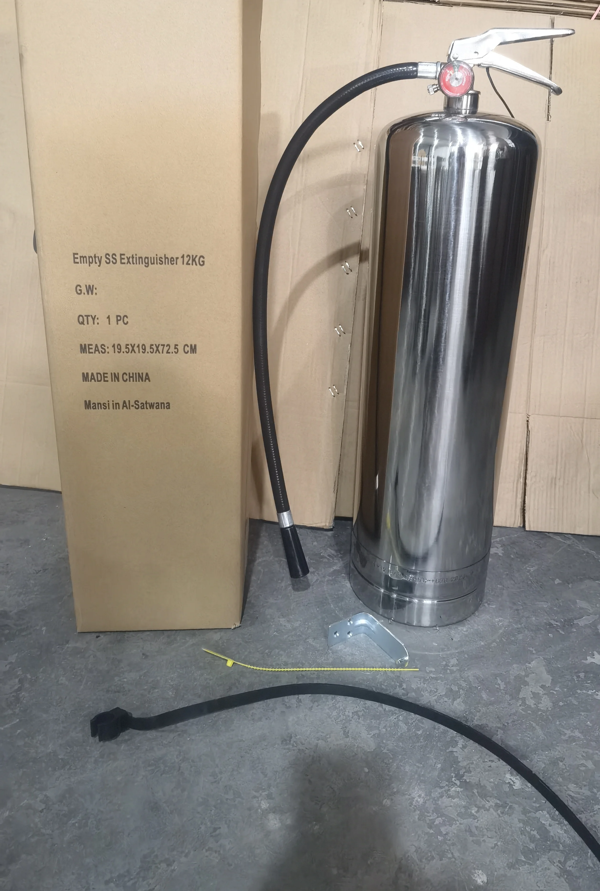 Stainless steel SUS 304 Fire Extinguisher 4kg 6kg 12kg ,Powder ,Water ,Foam extinguishers