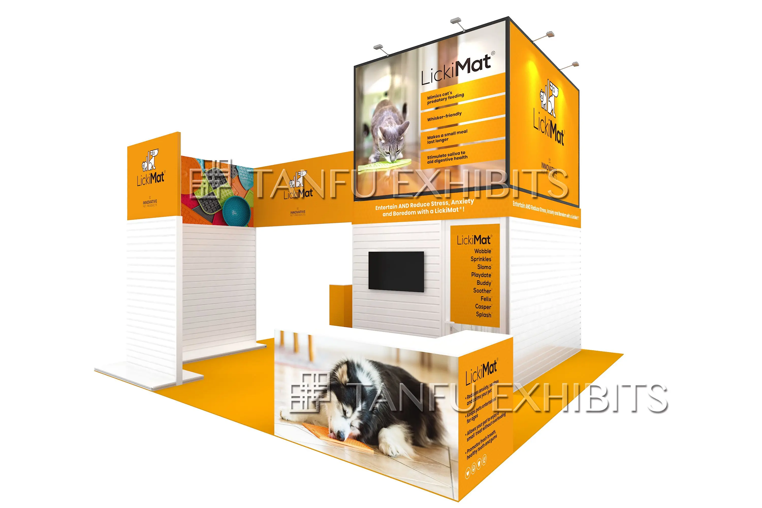 6x6m Trade Show Exhibition Booth Equipment with Slatwall