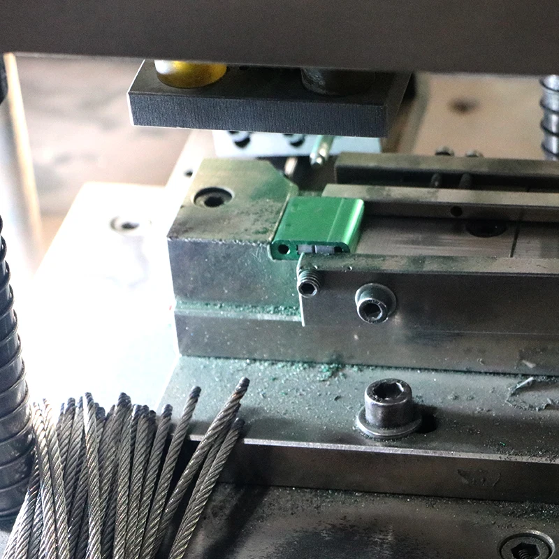 BCC208 High security cable seal with lock steel security cable wire seals numbered wire metal seal