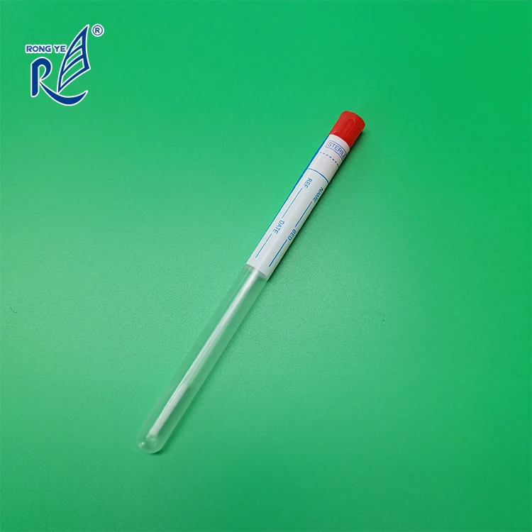 PS Plastic Bacterial Culture Swab in Tube Throat Swab