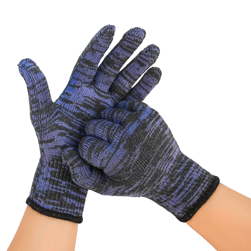 Китайский поставщик, промышленная защита, износостойкие удобные безопасные рабочие хлопковые перчатки