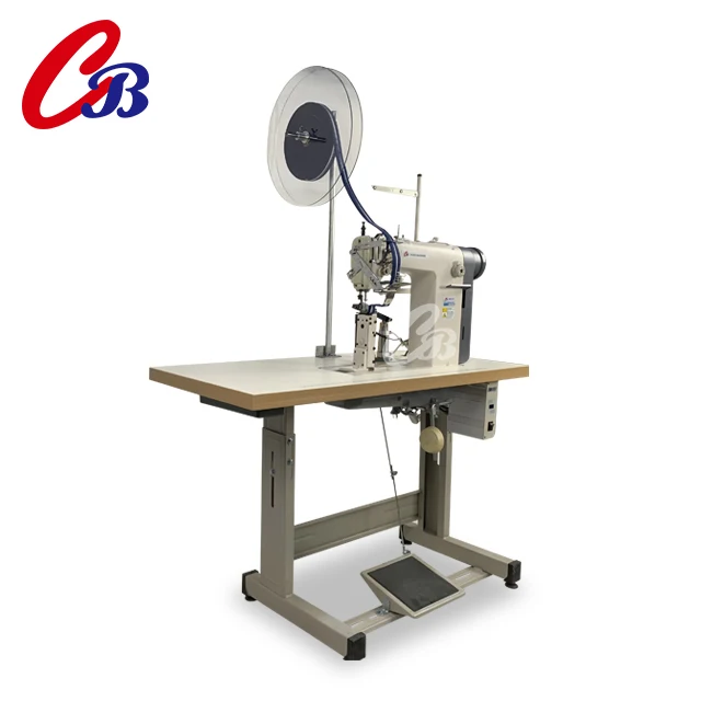 Hot sell new band high speed post bed lock stitch sewing machine