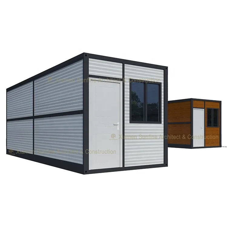 Mobile foldable prefab house luxury villa container with bathroom garden ready made modular box shop house