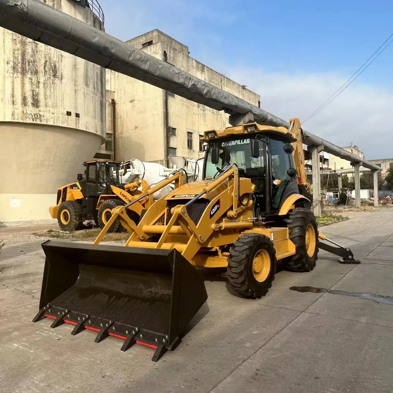 New Arrival Used Caterpillar 420F2  Backhoe Loader Hydraulic Crawler loader used cat 420F2 loaders with cheap price