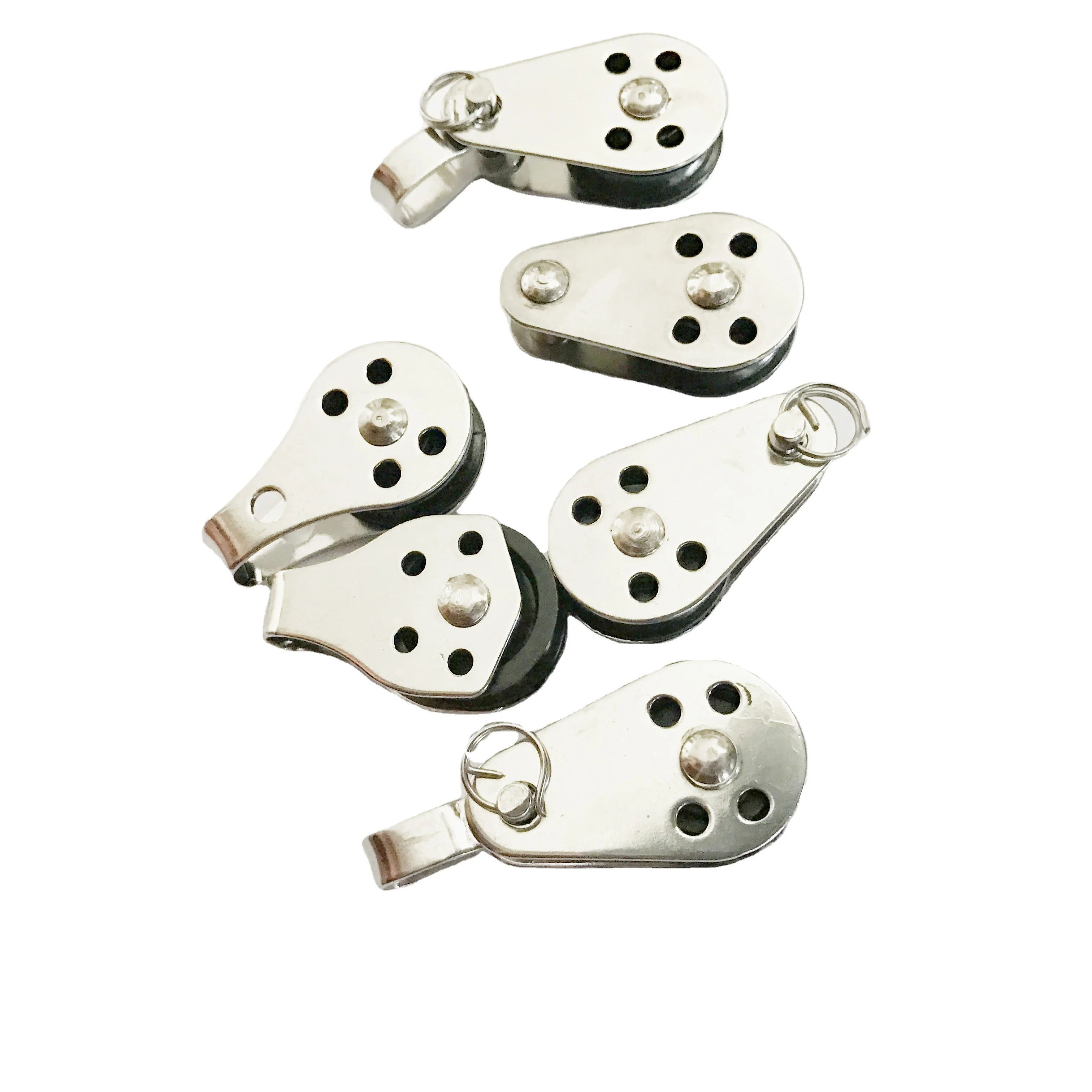 Marine Block Pulley Stainless Steel Nylon Sheave Pulley For Sailing Kayak Boat