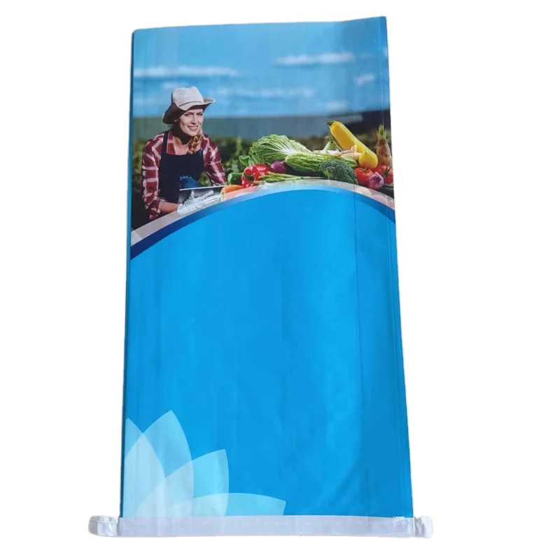 Customized Bopp Laminated Plastic Polypropylene Woven 20kg 25kg 50kg Urea Organic Fertilizer Packaging Bag