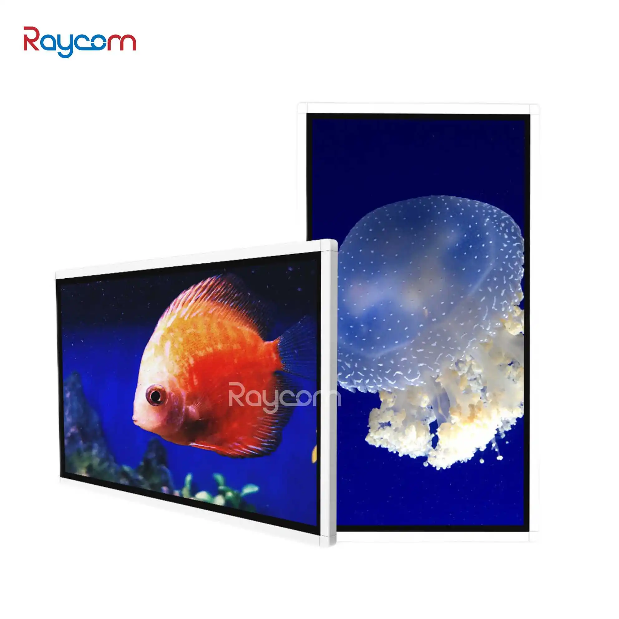 Wall Mount Android POE Tablet 10 13.3 15.6 21.5 Inch Meeting Room Booking System Display With Surrounding LED Light