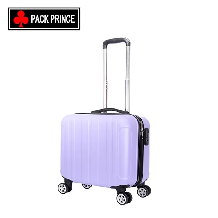 
Small Size Carry On Macaron Purple Lady Suitcase 