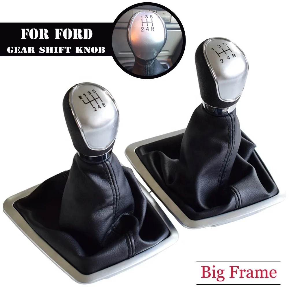 5/6 speed gear shift knob for Ford Focus mk2 FL Focus mk3 Fiesta mk7 Mondeo mk4 Transit Connect K uga C-max FL B-max S-max