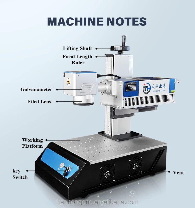 5w UV Laser Marking Machine Cnc Glass Marking
