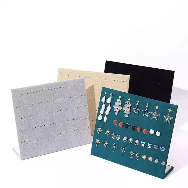 Necklace Pendant Earring Display Stand Women Jewelry Organizer Holder Storage Case Bracelet Display Rack