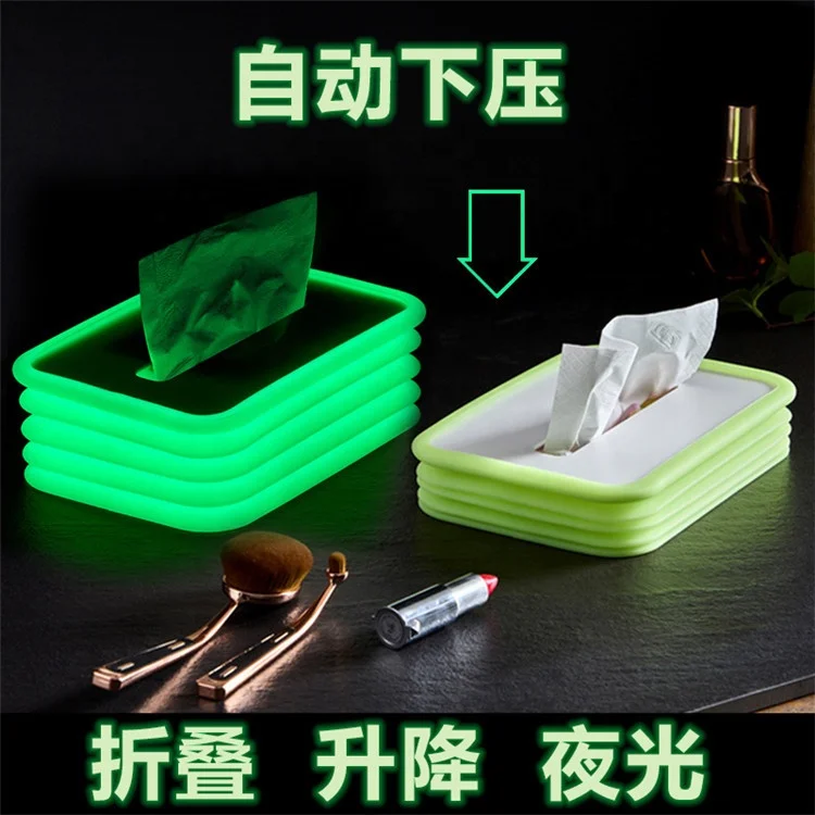 Amazon best seller fluorescence silicone napkin holder restaurant cafe Home decor table rustic napkin holder