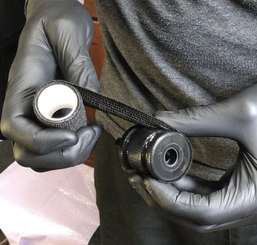 Индивидуальная машинка для татуировок Нетканая эластичная Спортивная Повязка самоклеящаяся лента