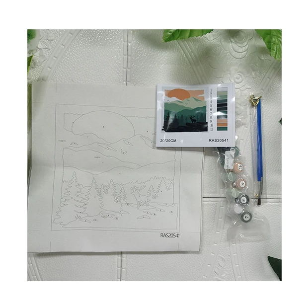 DIY Painting By Numbers car Oil Painting Home Decor HandPainted Canvas Drawing Gift living room wall decorations art