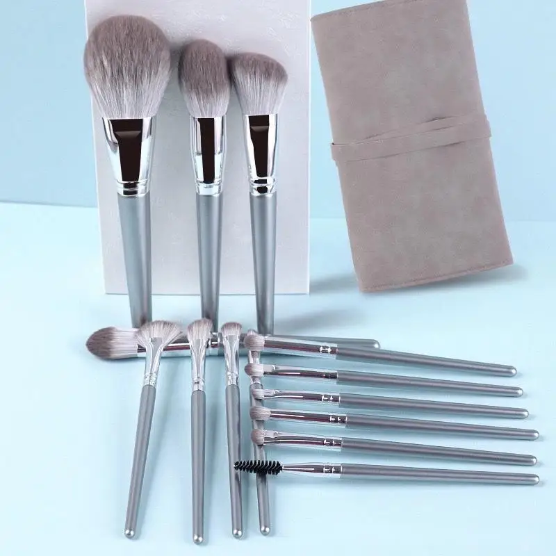 Hot Sale 14pcs Makeup With Bag Brush Set Foundation Blusher Professional Chinese Factory  Custom Beauty Makeup Tools Manufacture