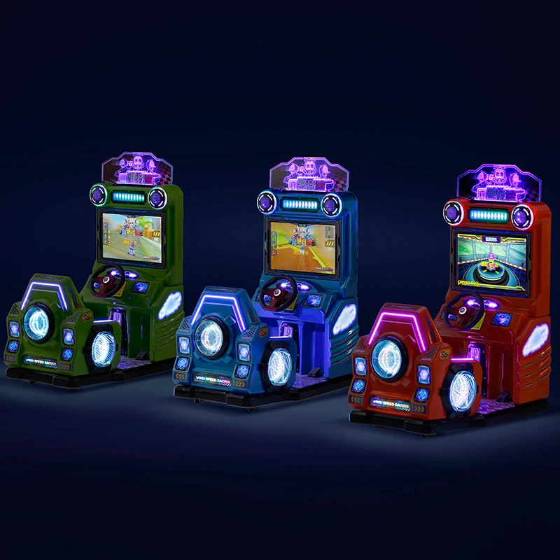 Coin Operated Race Car Arcade Machine Arcade Racing Car Wind Galloping Kart Simulator Machine