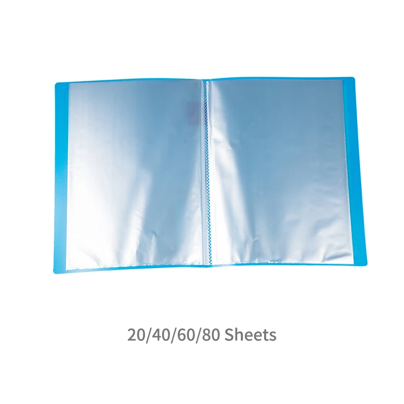 Large Capacity Presentation Book Display Book with 40-Pocket Sheet Protectors Portfolio Folder for Document