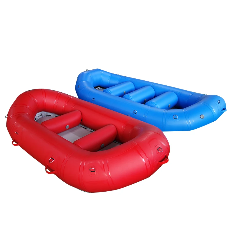Top Quality PVC/Hypalon Inflatable White Water Raft Boat Fishing Whitewater River I-Beam Floor Self Baling Paddle Rafting