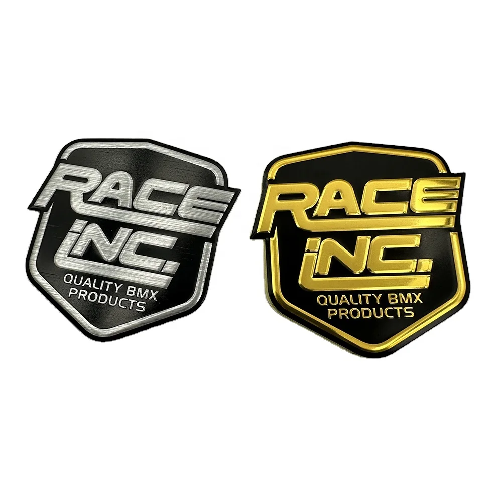 Hot Selling Waterproof Self Adhesive Metal Bicycle Head Badge Motorbike Sticker Car Logo Emblems