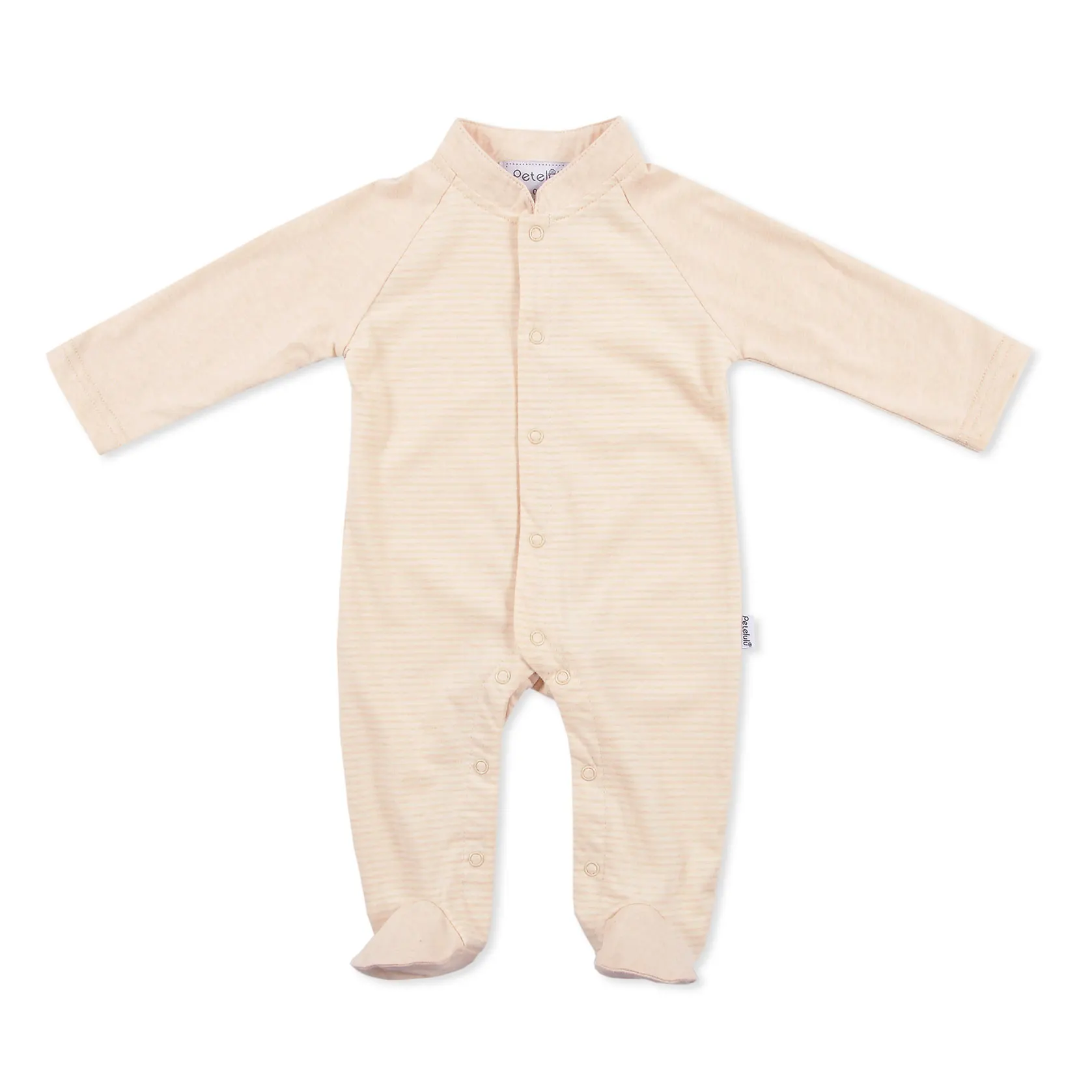 Customized GOTS certified organic cotton baby clothes pajama jumpsuit romper