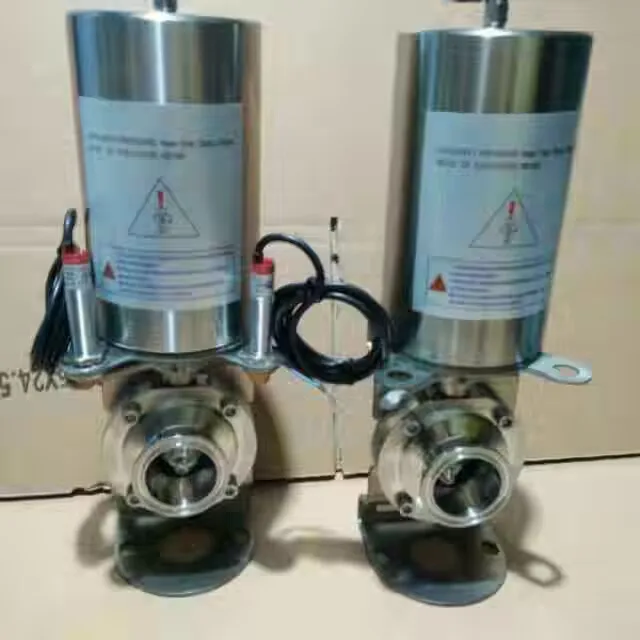 stainless steel butterfly valve with  pneumatic actuator  with holder bracket support for position sensor AIR/SPRING