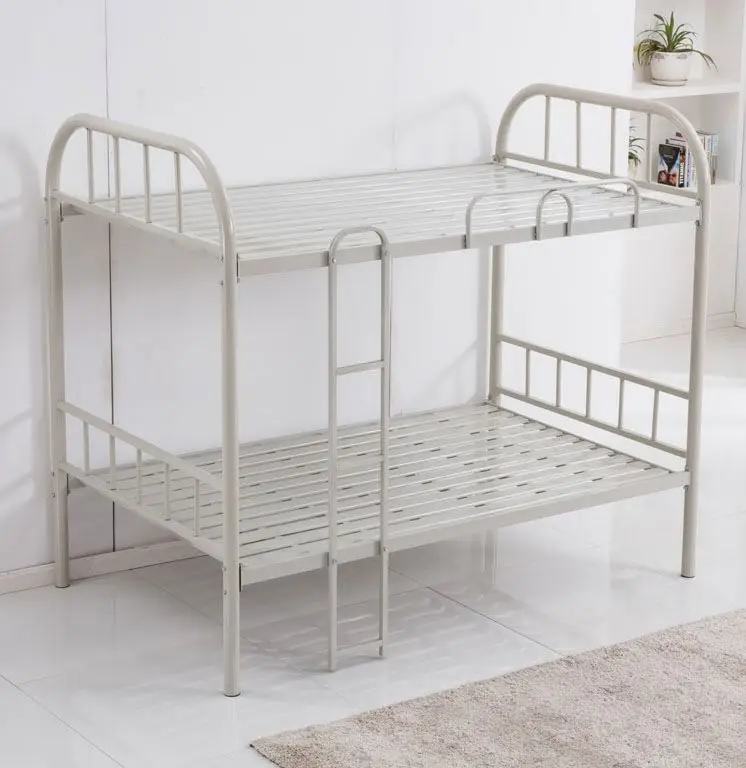 Metal bunk bed frame and bunk beds adult for school