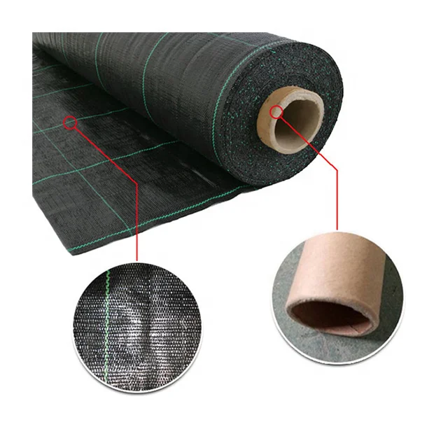 Противосорный коврик для борьбы с сорняками Барьерный Ландшафтный мульчирование ткани теплицы