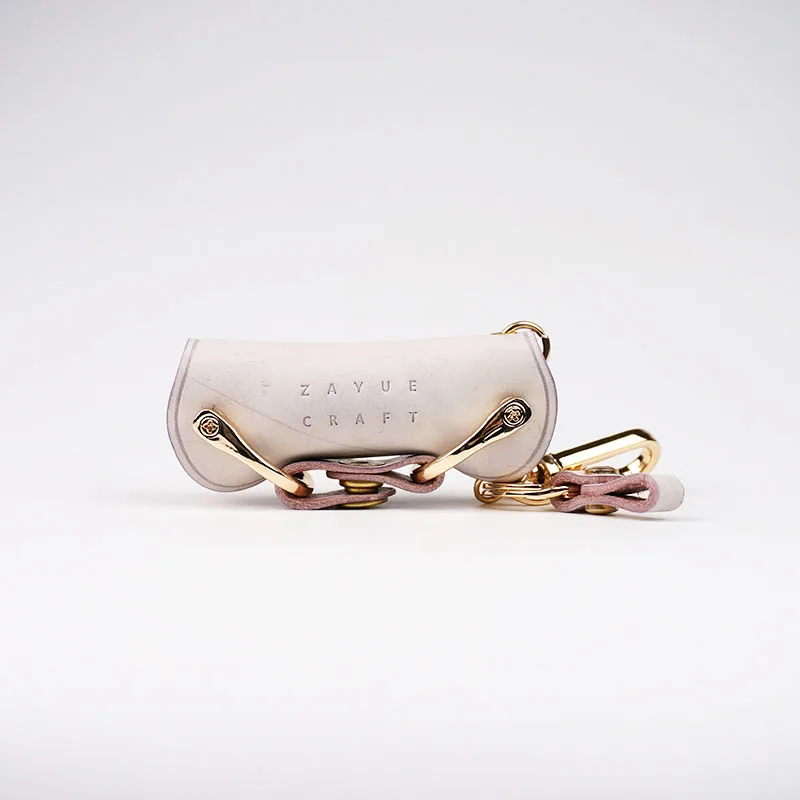 Брелок для ключей женская искусственная (-ый) веганских материалов натуральная кожаная Цепочка-держатель для ключей чехол