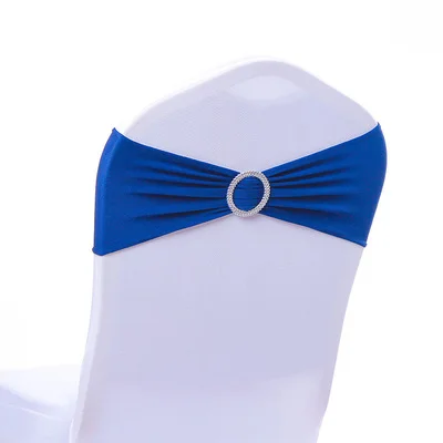 Hot Sale Banquet Wedding Elastic Spandex Chair Band Decor for Chair