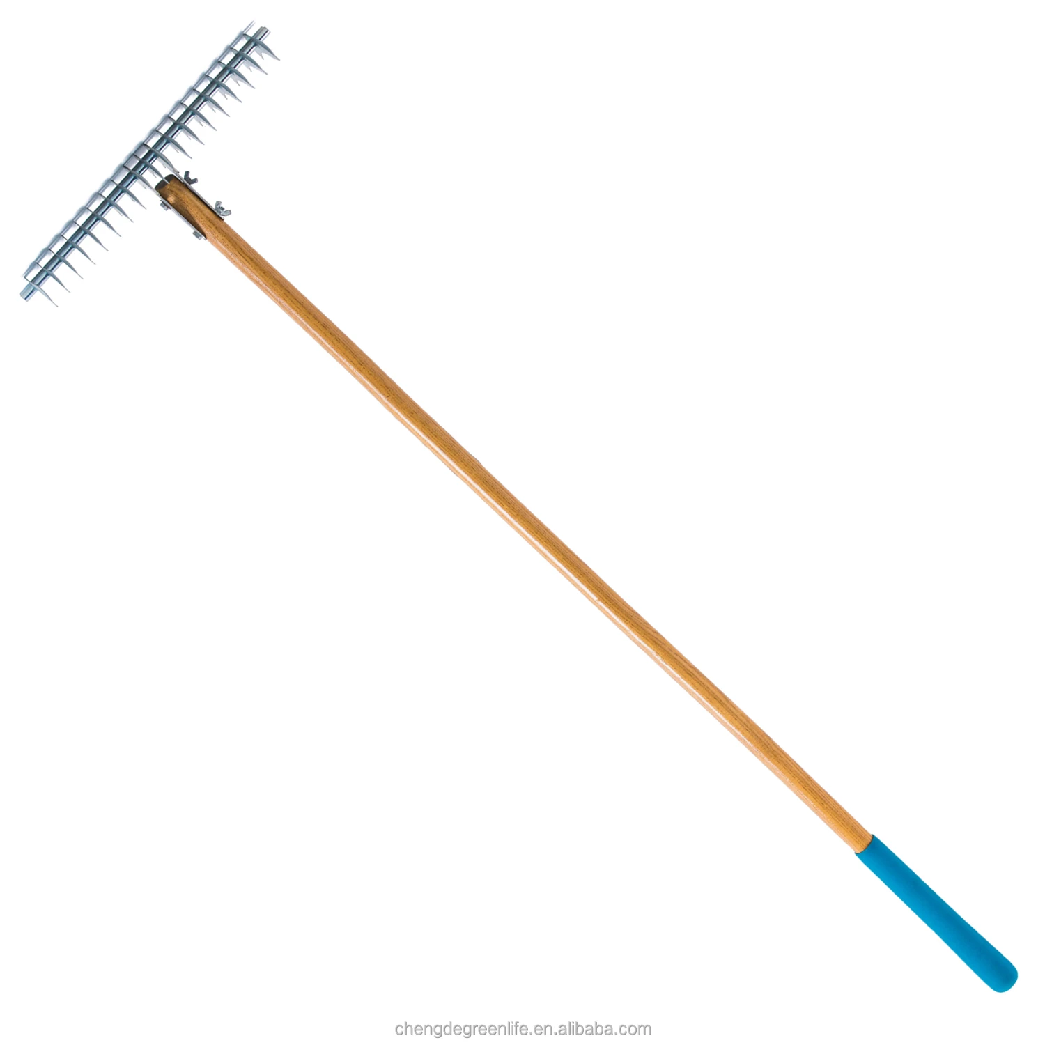 THATCHING RAKE  LONG WOOD HANDLE