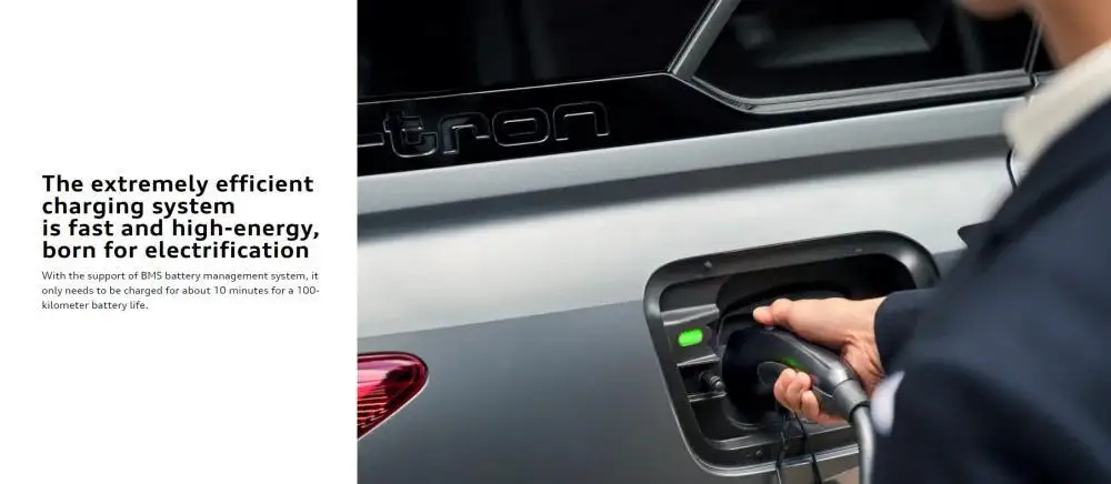 Luxurious Audi Q5 E-Tron Used Electrical Car High Speed New Energy Vehicle 4 Wheel Drive Pure Electric Car