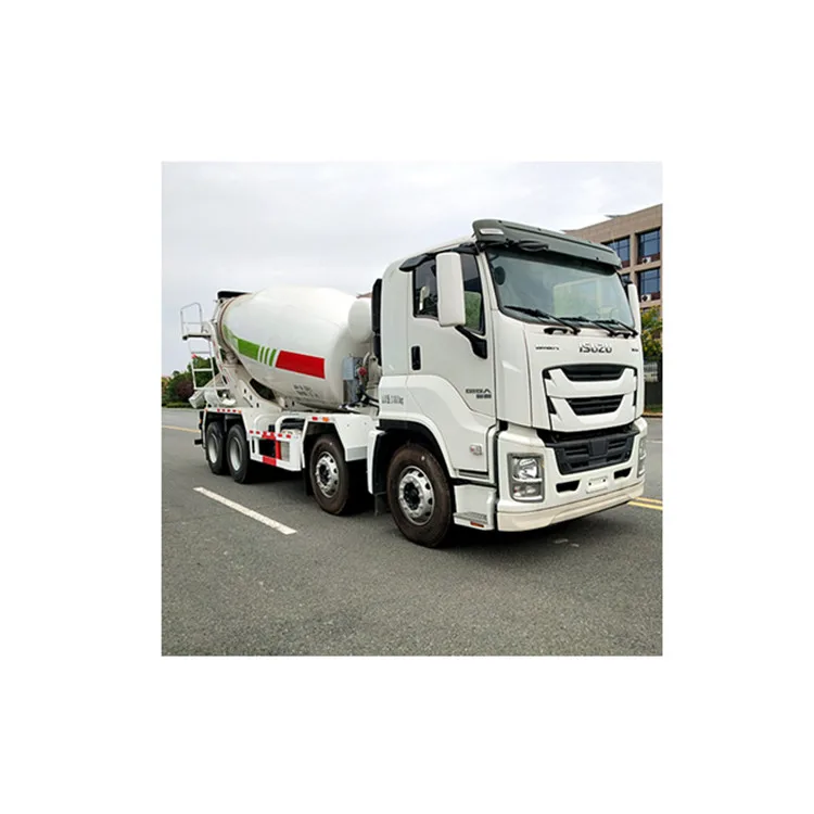 New Isuzu 8x4 concrete mixing truck Euro 6 tank volume 10cbm various mixer truck for sale