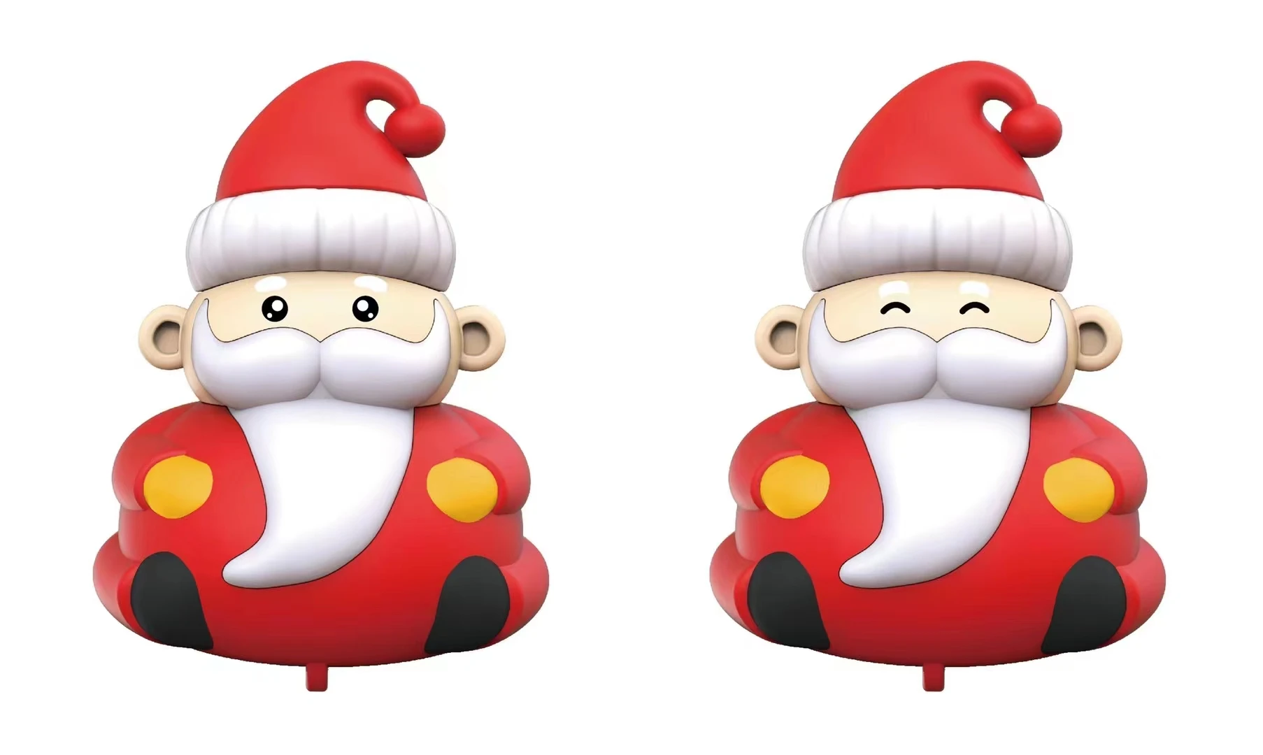 4CM Pull back xmas santa snowman cars small candy Q toys christmas toys gift for kids