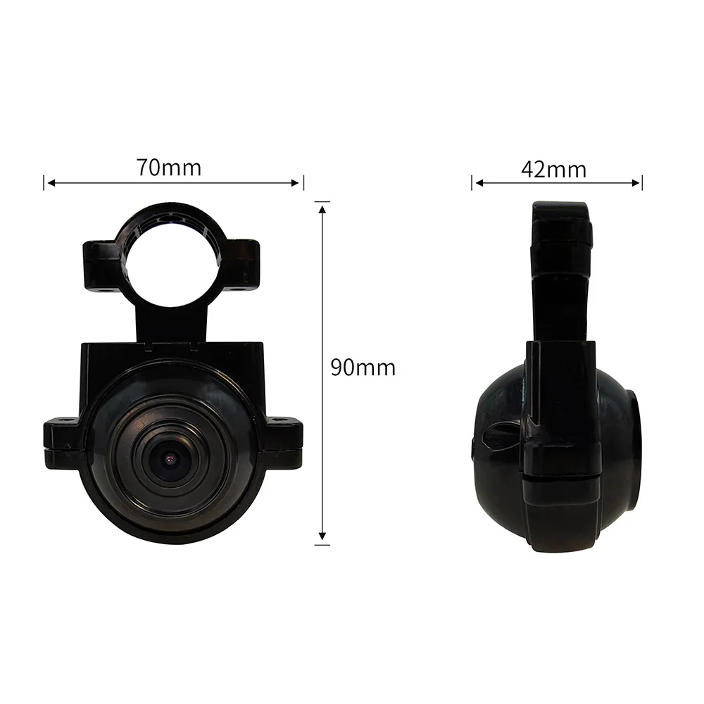 На возраст от 12 до 36V 1080p зеркало заднего вида Вид спереди AHD универсальный Резервное копирование, водонепроницаемая, с высоким разрешением HD ночное виденье Автомобильная камера 140 с широкоугольным объективом с углом обзора для грузовика