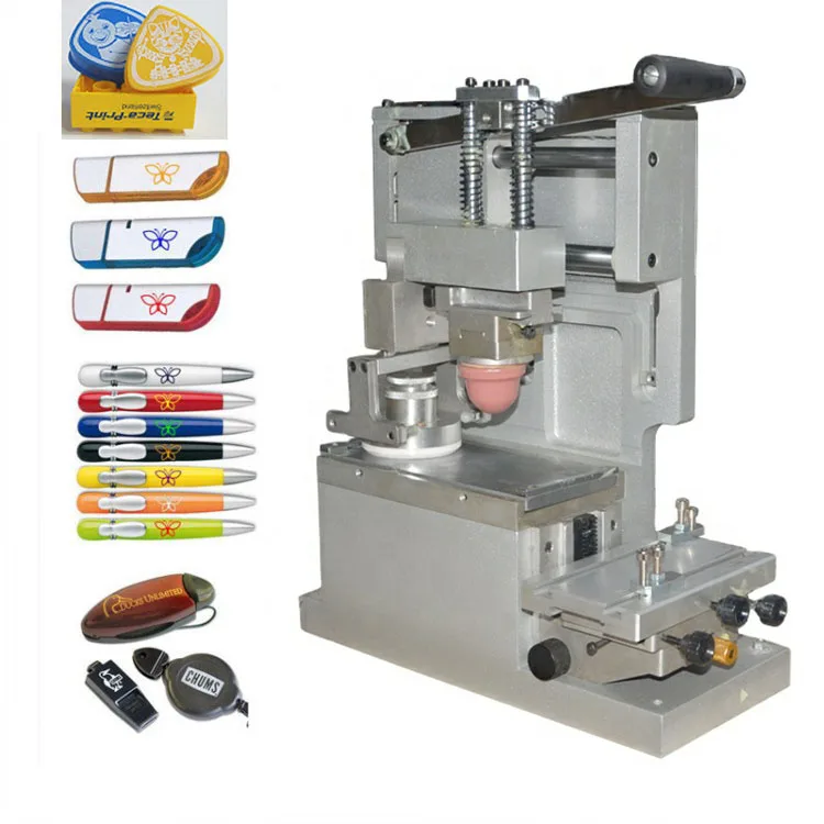 HX-140 factory Wholesale desktop 90mm ink cup manual pad printer logo pad printing machine for sale
