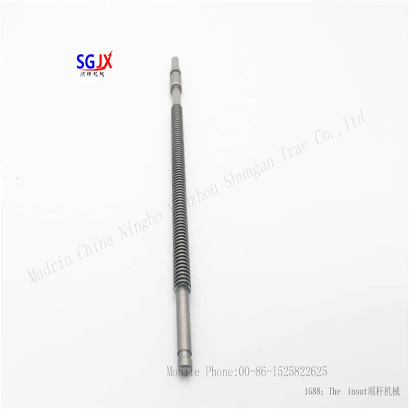 Rail transit auto parts trapezoidal screw T6.8*6.318*4 T6.35*6.35*4 T6.35*6.85