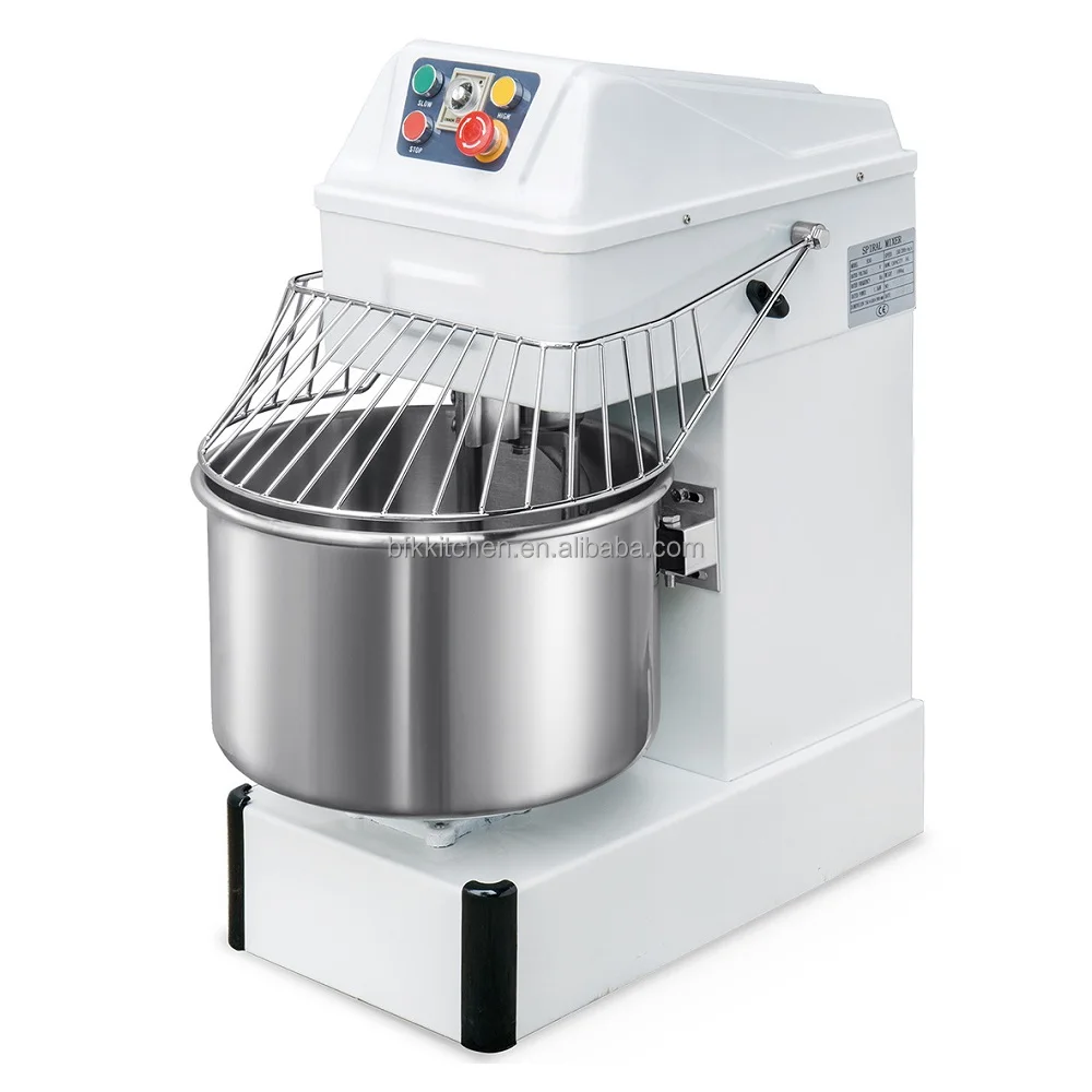 64L 25KG food mixers spiral dough kneeding mixer 8kg to 100kg capacity dough mixing machine  for sale