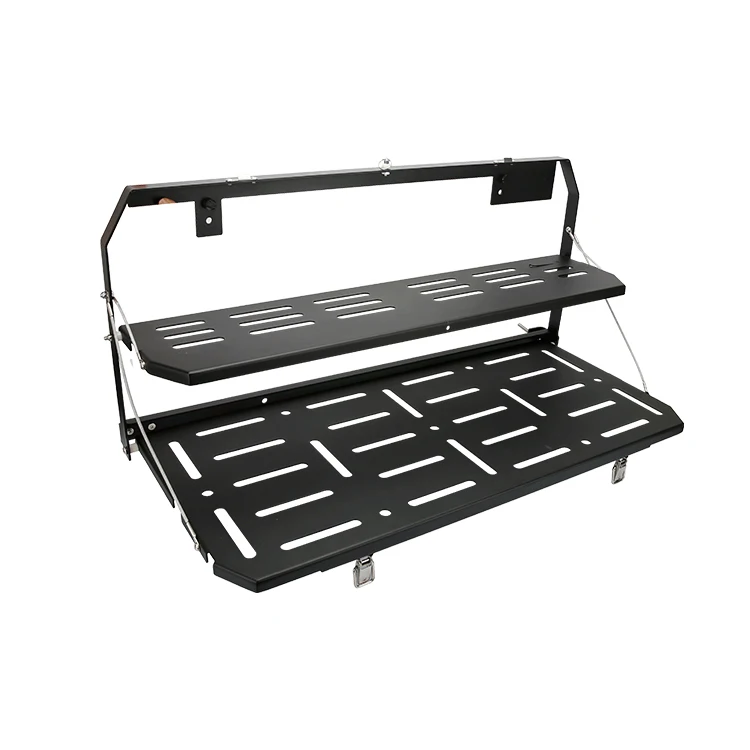 
Multi function Tailgate Dining Table Foldable Cargo Shelf Car Accessories for Jeep Wrangler JL 
