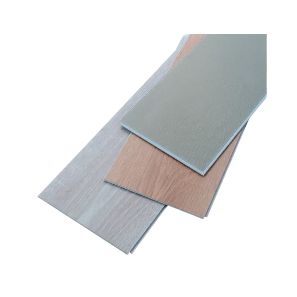 Plastic Click Lock PVC Vinyl Planks Commercial Nonslip Cheap Indoor 4.5mm 5mm Plastic Flooring