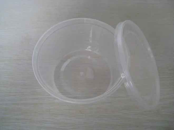 650ml Rectangle Microwave Food Containers Food Packing Storage Boxes & Bins Plastic Containers with Lids Package Box Transparent