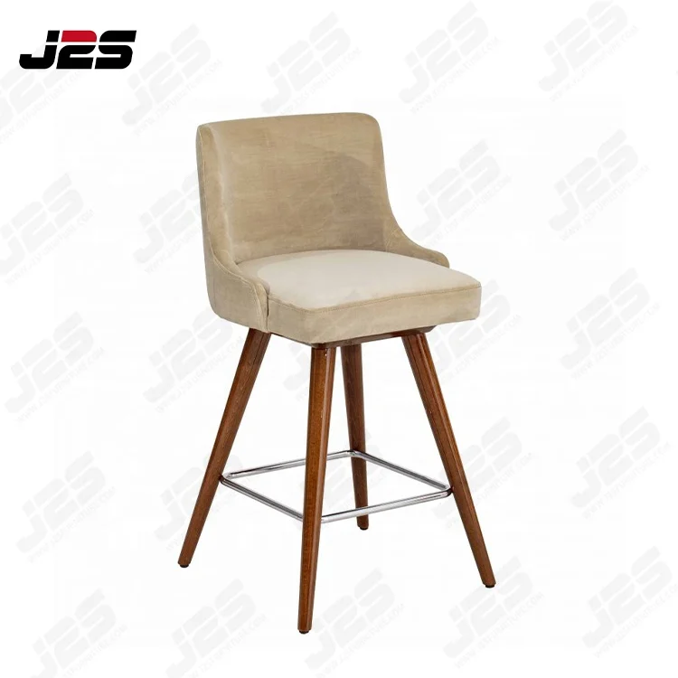 Factory price Nordic Solid Wood Dining Chair Backrest Home Wabi-Sabi Designer Lamb Velvet Leisure Chair