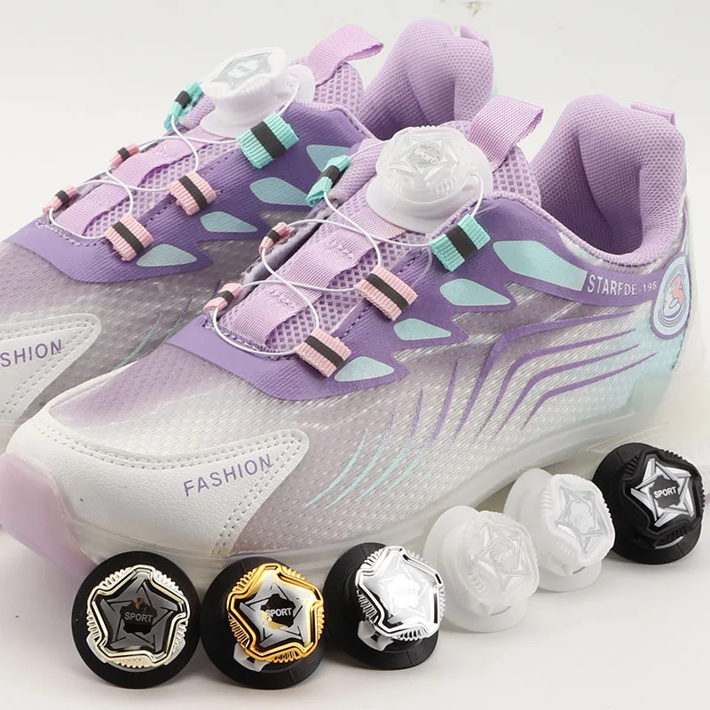 Новые автоматические шнурки без завязок с поворотной пряжкой для обуви кроссовки ботинки завязывания аксессуары взрослых и детей